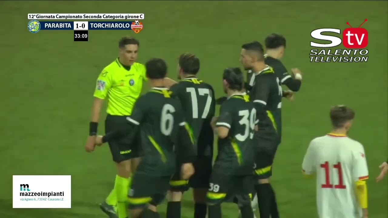 Seconda Categoria Girone C Puglia: Sintesi SOCCER DREAM PARABITA - VALESIO SPORT TORCHIAROLO 3-0
