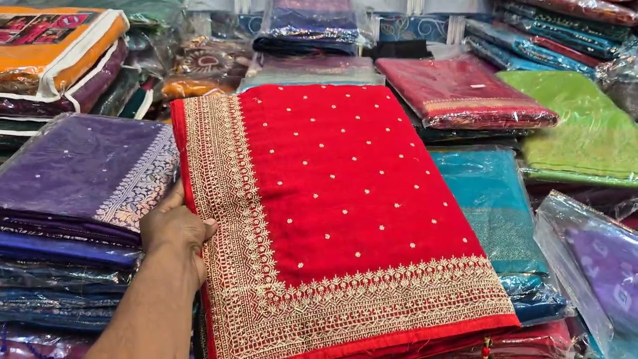 New exclusive saraswati puja special  desiner saree#শুভশ্রী শাড়ী #soft & premium quality