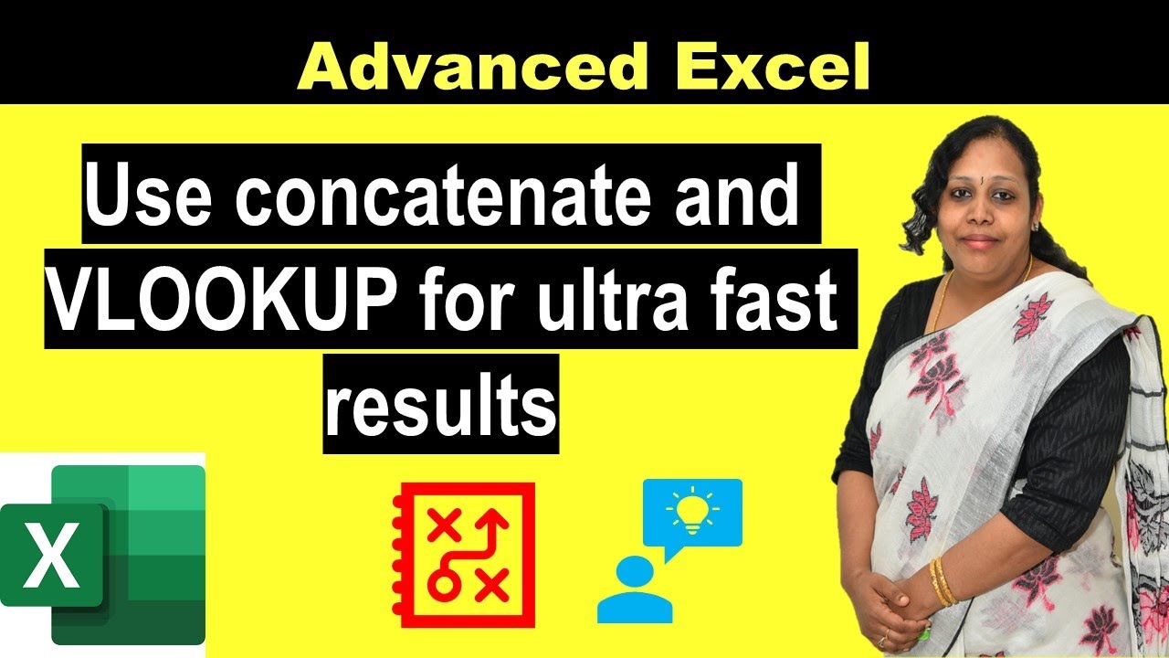 How to Use Concatenate With Vlookup in Excel