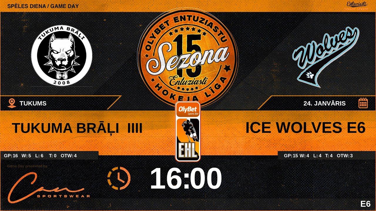 2026 01 24 | TUKUMA BRĀĻI  IIII (TB4) - ICE WOLVES E6 (WF3) | E6