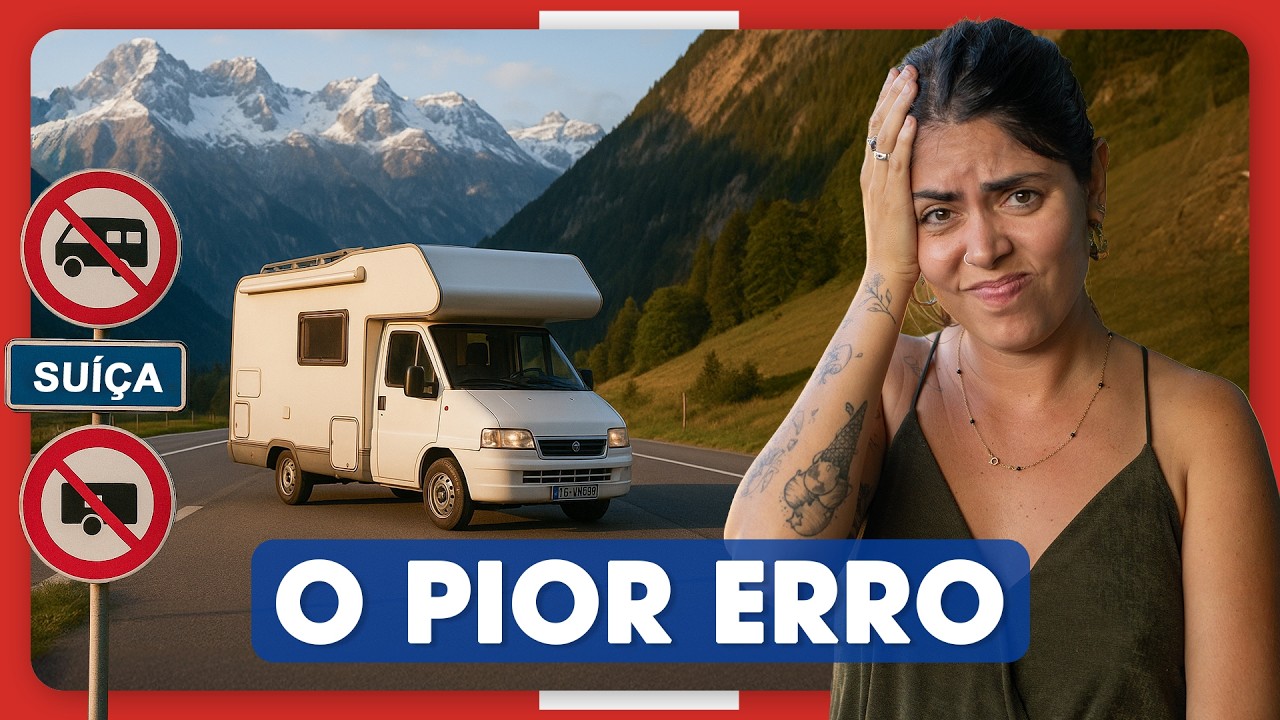 Viajando de MOTORHOME no país mais CARO do MUNDO - SUÍÇA