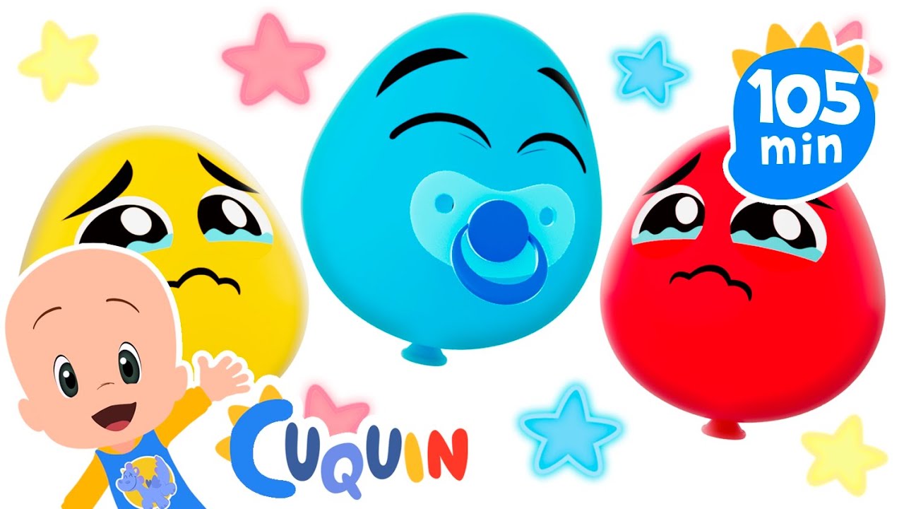 Cuquín y los globitos bebé quieren dormir y más vídeos 🎈💤 Caricaturas y dibujos animados para bebés