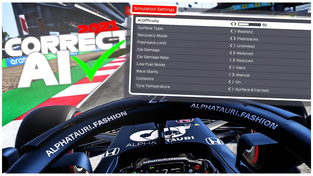 F1 2021 Guide - Find The Correct AI Difficulty