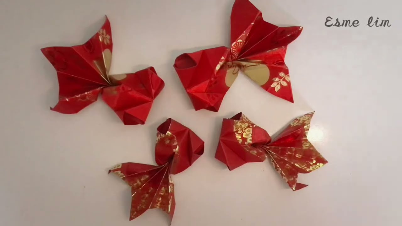 年年有鱼～金鱼只需一封红包非常简单 DIY angpao fish#2024 #diy #decoration #红包