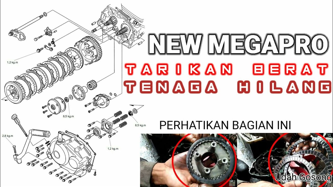 Megapro New monoshock berat tidak bertenaga || ini penyebabnya !! New Megapro gak bisa lari