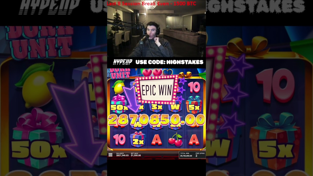 TRAINWRECKSTV MAX WIN ON DORK UNIT🤑