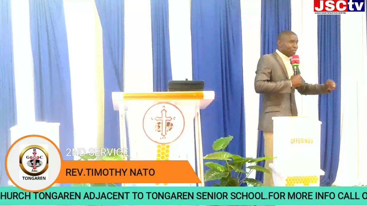 SUNDAY SERVICE BY REV.TIMOTHY NATO
