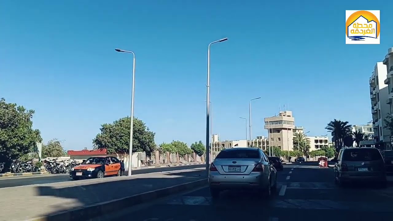 جولتنا من شارع الثلاثينى عرابيا إلى مارينا الغردقه وميدان العروسه بشارع شيراتون  ( جولة المحطه )