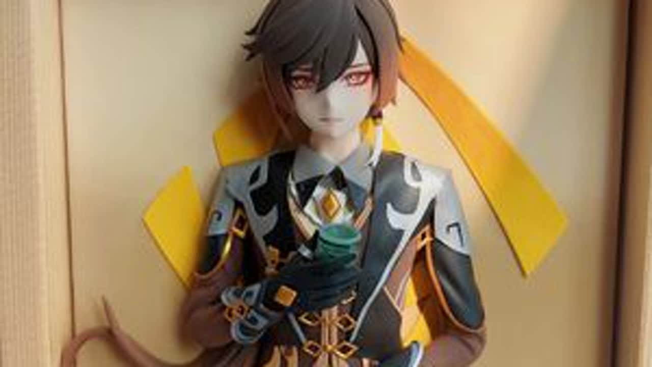 被钟离先生缠上了，就什么办法也没有了。#原神 #钟离 #粘土 @原神 #原神枫丹