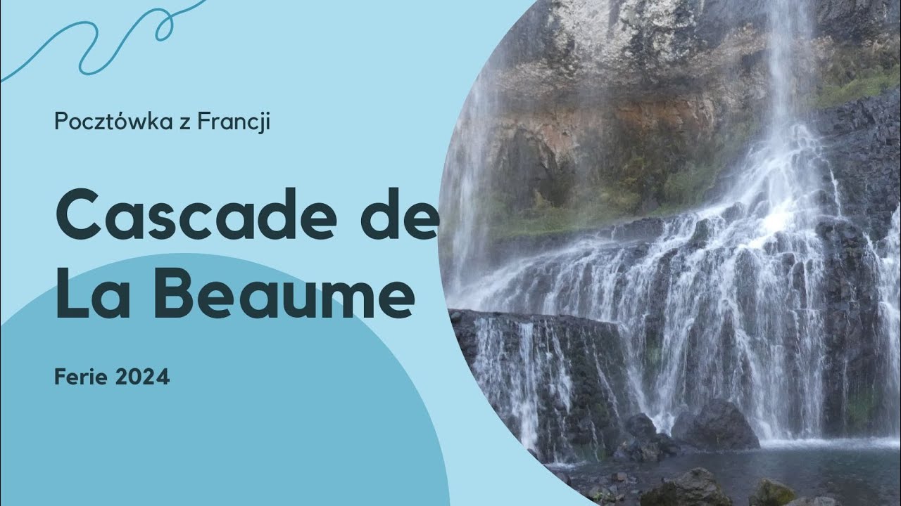 Wodospad de La Beaume (Cascade de La Beaume)