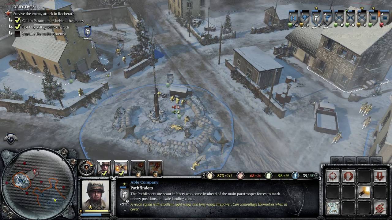 Company of Heroes 2: Ardennes Assault(OKW) vs ArchonHawk(USF) [Part1]