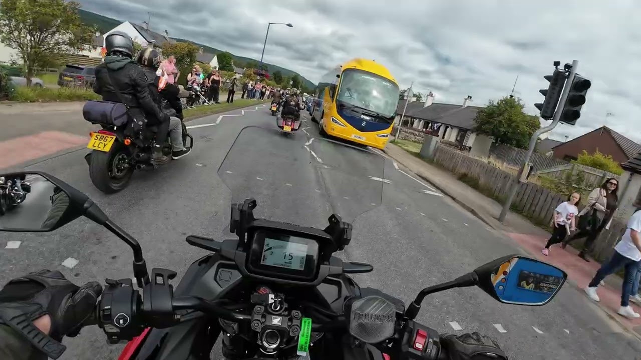 2025 Thunder In the Glen - Part 1- Crowd Exit - Honda NC750X