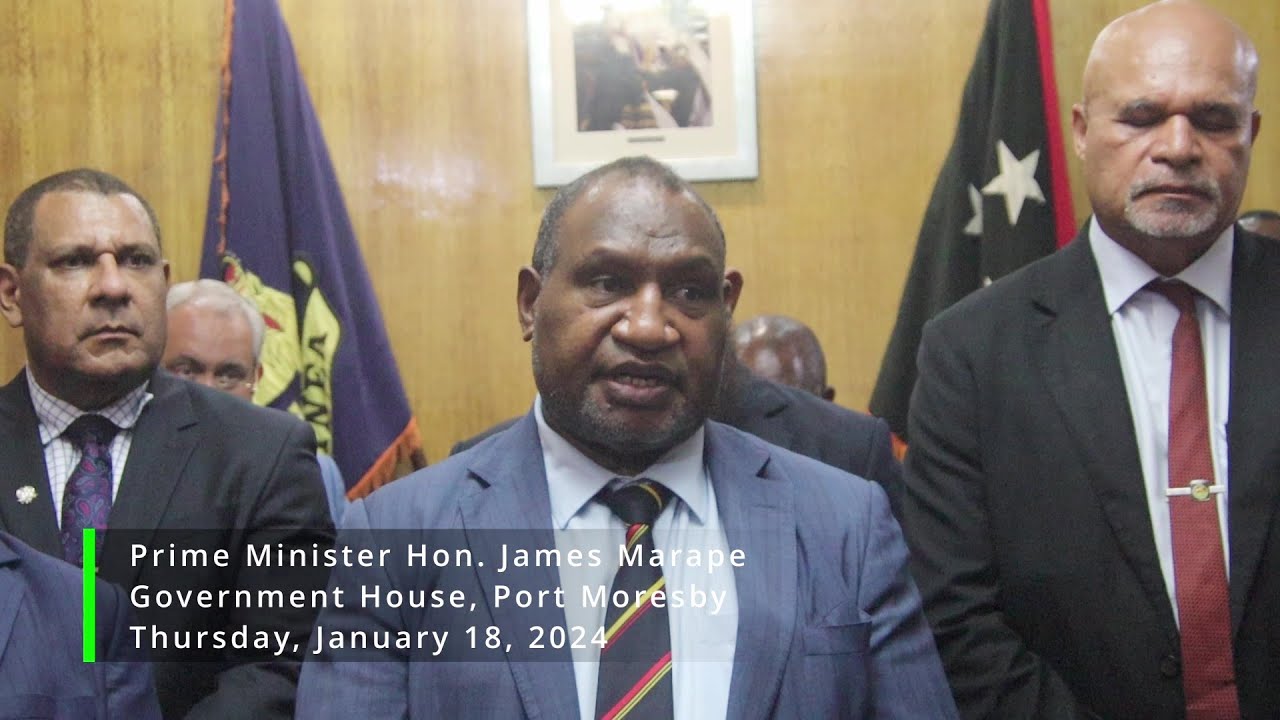 Prime Minister Marape addresses no-confidence vote | Press conference highlights