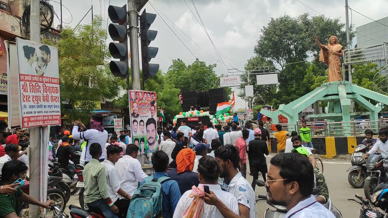 Independence Day Rally Bilaspur | Roadshow | Dj Janghel Raipur | Vande Matram