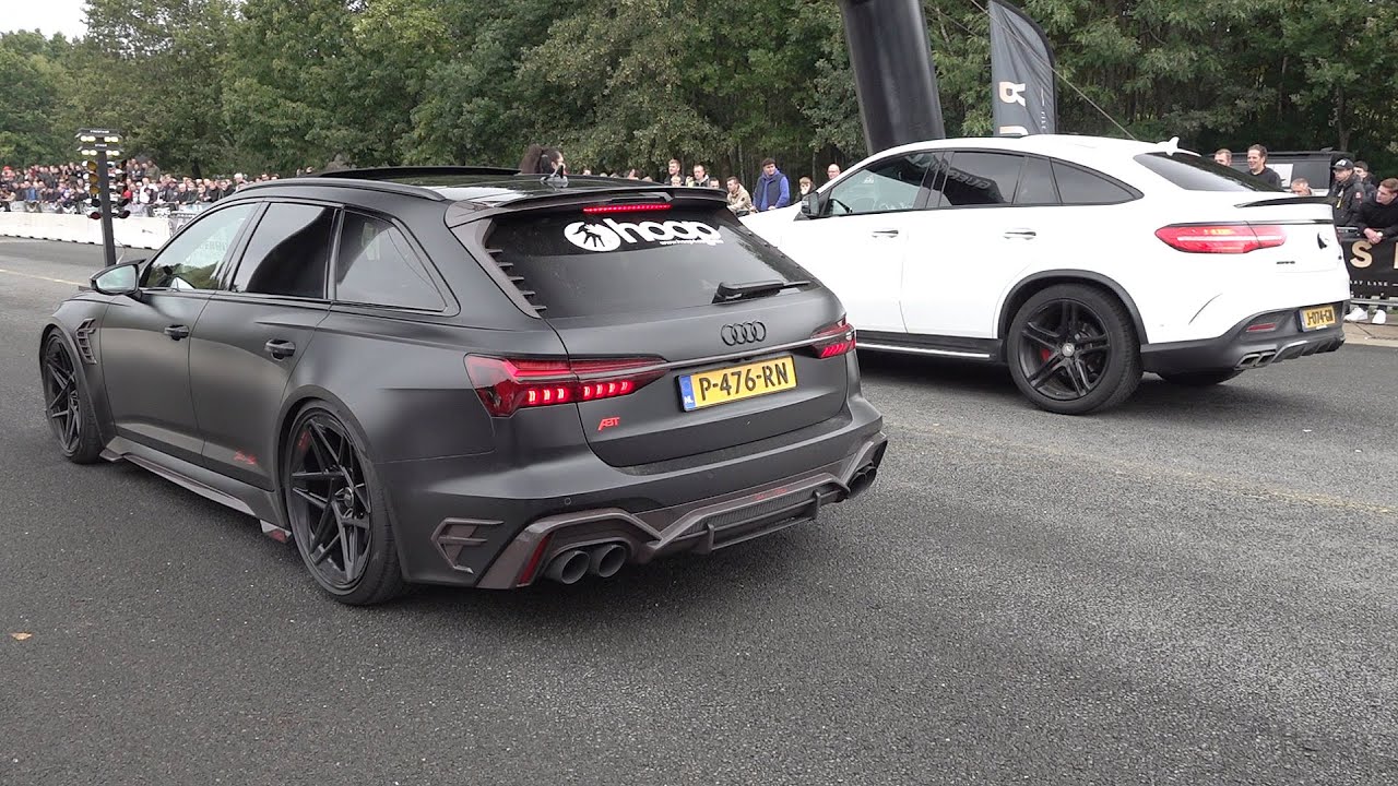 Modified Cars DRAG RACING! RS6 Johann ABT, GLE63 AMG, R8 V10, 1000HP Trackhawk, 992 Turbo S, RS Q8