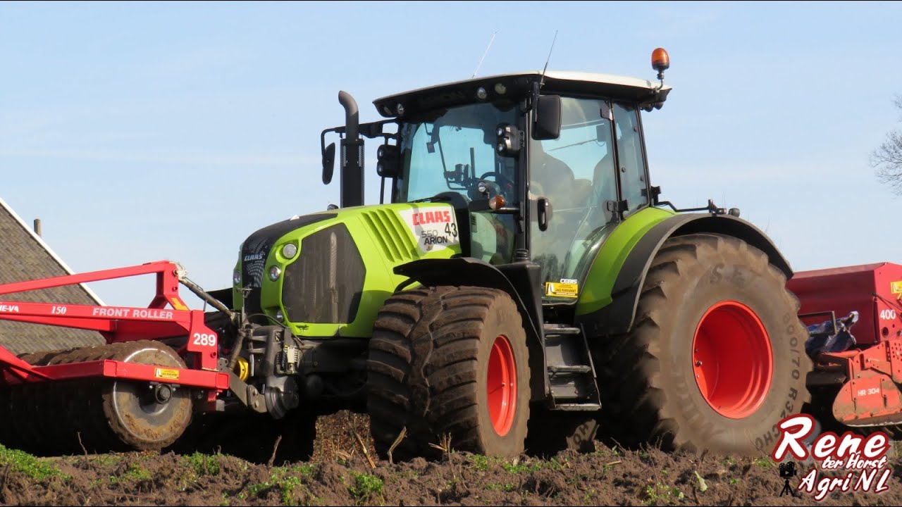Gras zaaien | Sowing Grass | Claas Arion 550 | Loonbedrijf JWD Markvoort Schalkhaar | NL