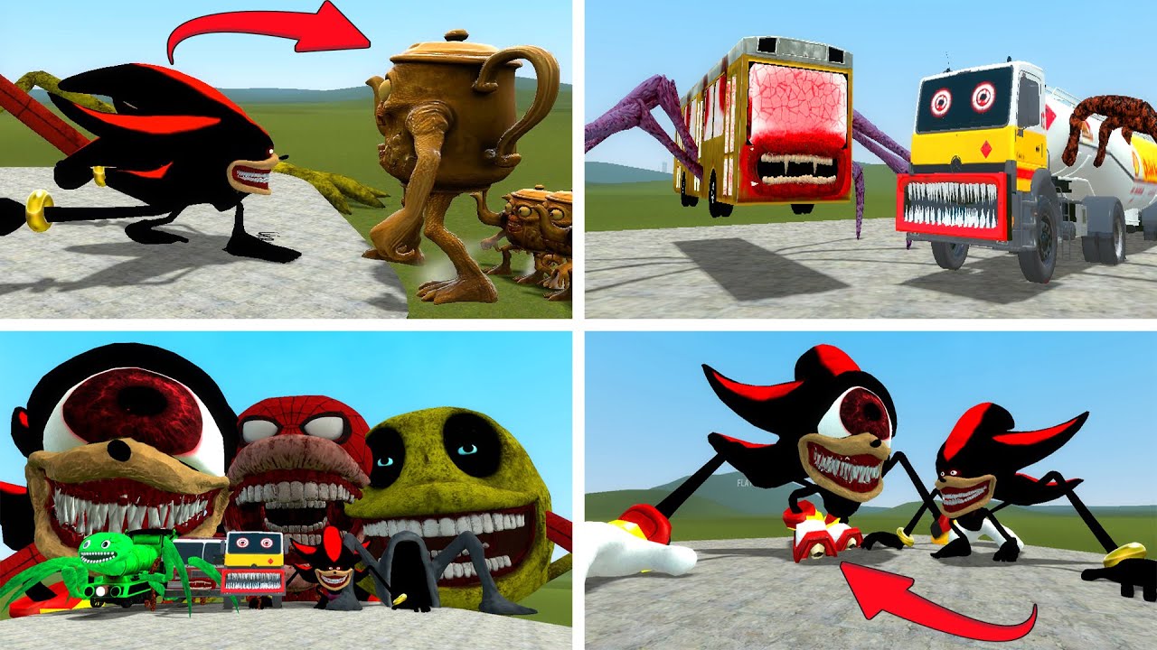 EVERYTHING TURNED INTO A YELLOW MONSTER: SUNIKI, SONIC, TUNG TUNG SHAHUA, MissFritter Eater