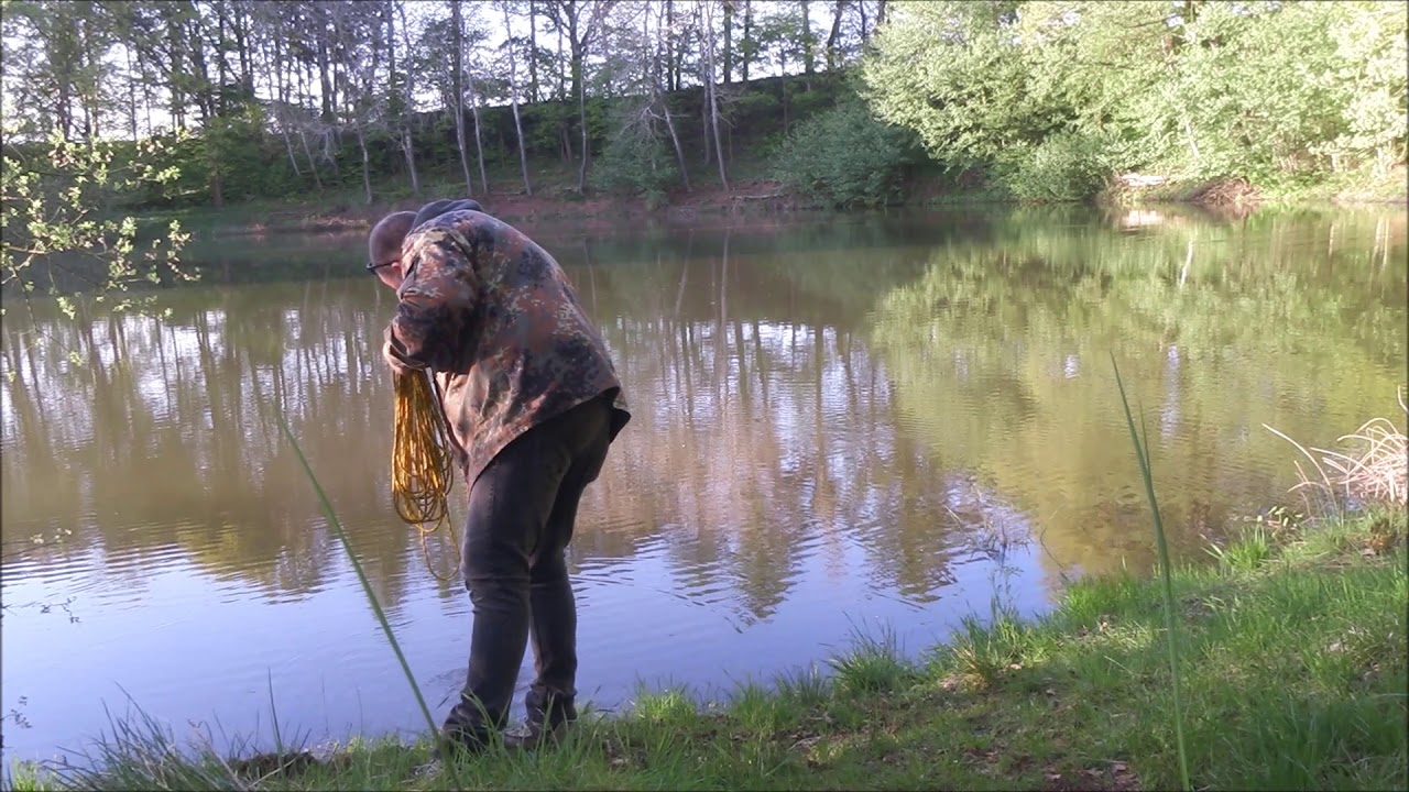 Magnetangeln im Südharz am Rößesee