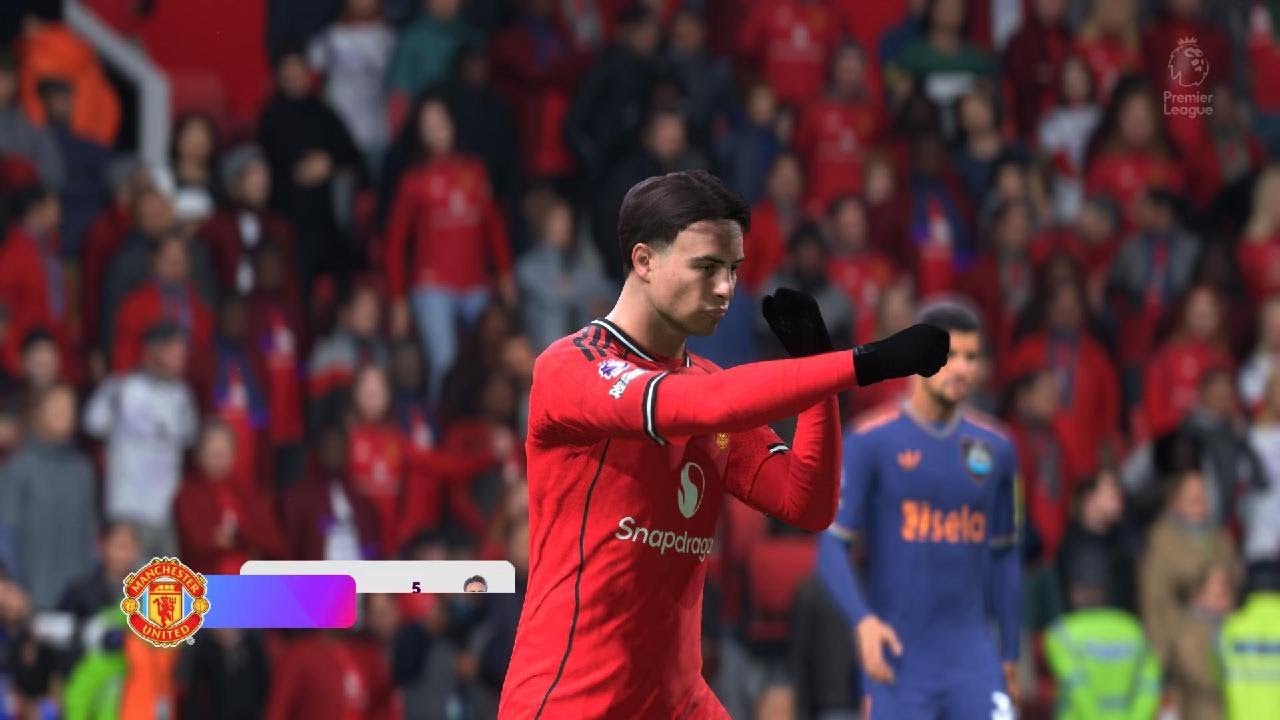 Premier League - Manchester Utd x Newcastle - Ultimate difficult, career mode - PS5, Never give up!