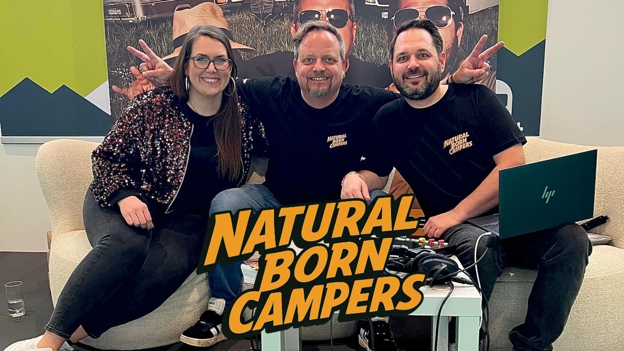 Tiere beim Campen!?! Live-Podcast + Videopodcast mit Friso, Melli, Martin von der ABF-Messe Hannover