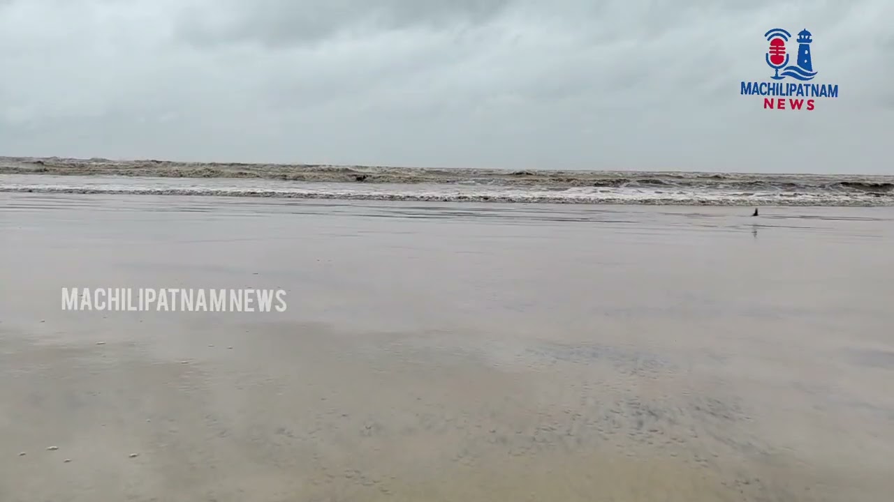 Current situation at Manginapudi Beach, Machilipatnam 28-10-2025
