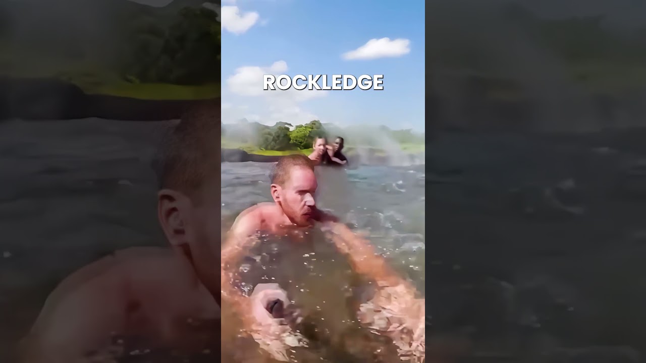Вы плывете по краю обрыва высотой 350 футов! 🌊😱 #шорты