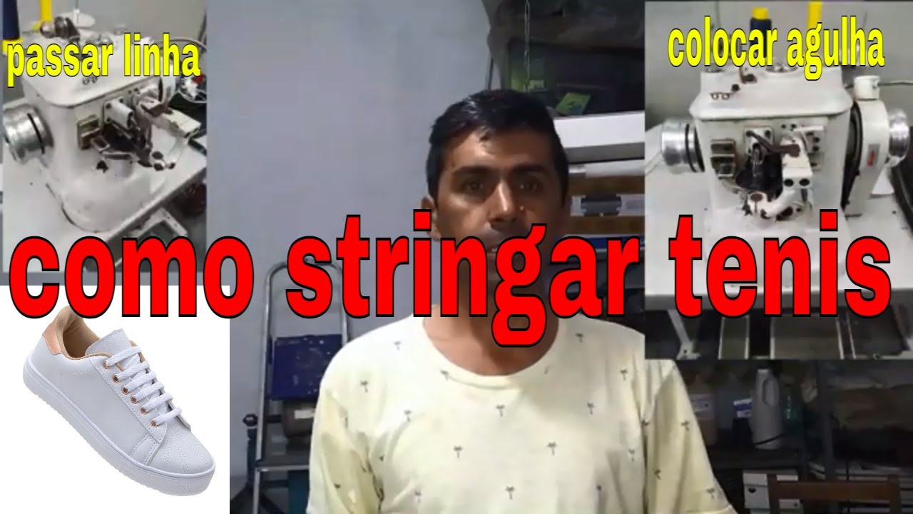 Maquina de string lamax,como stringar tenis feminino.