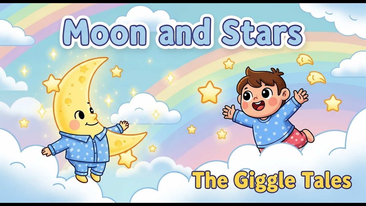 Moon and Stars | Sky | Bedtime | Learning for kids | poem | The Giggle Tales