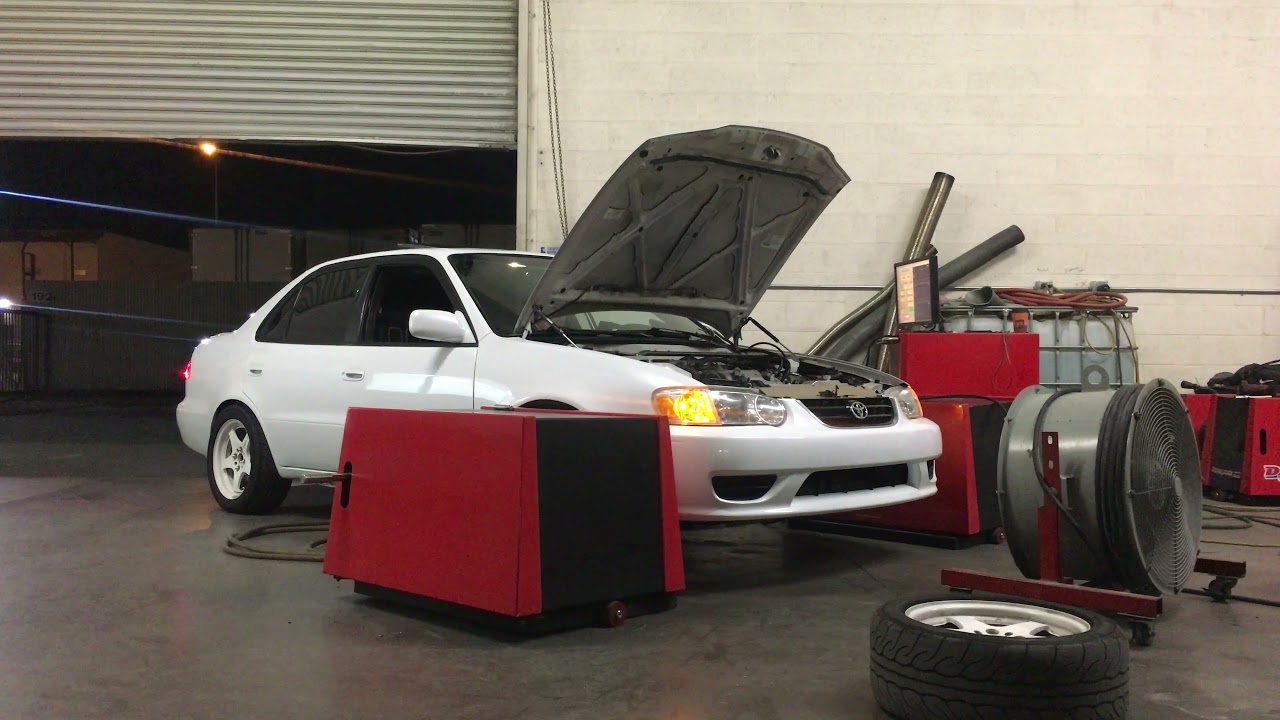 DYNO : 2ZZ-GE Greddy Supercharged 8th Gen Corolla