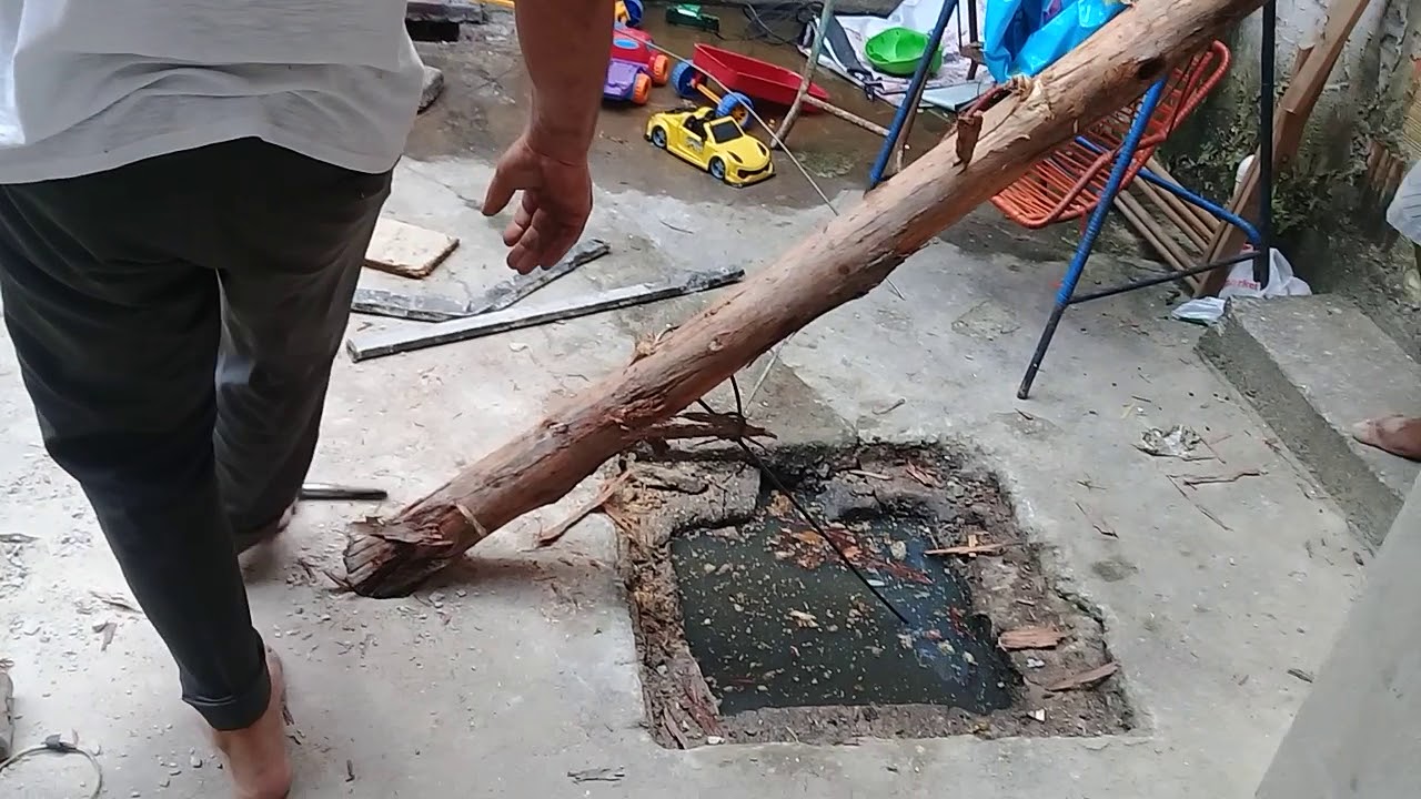 Como desentupir uma fossa