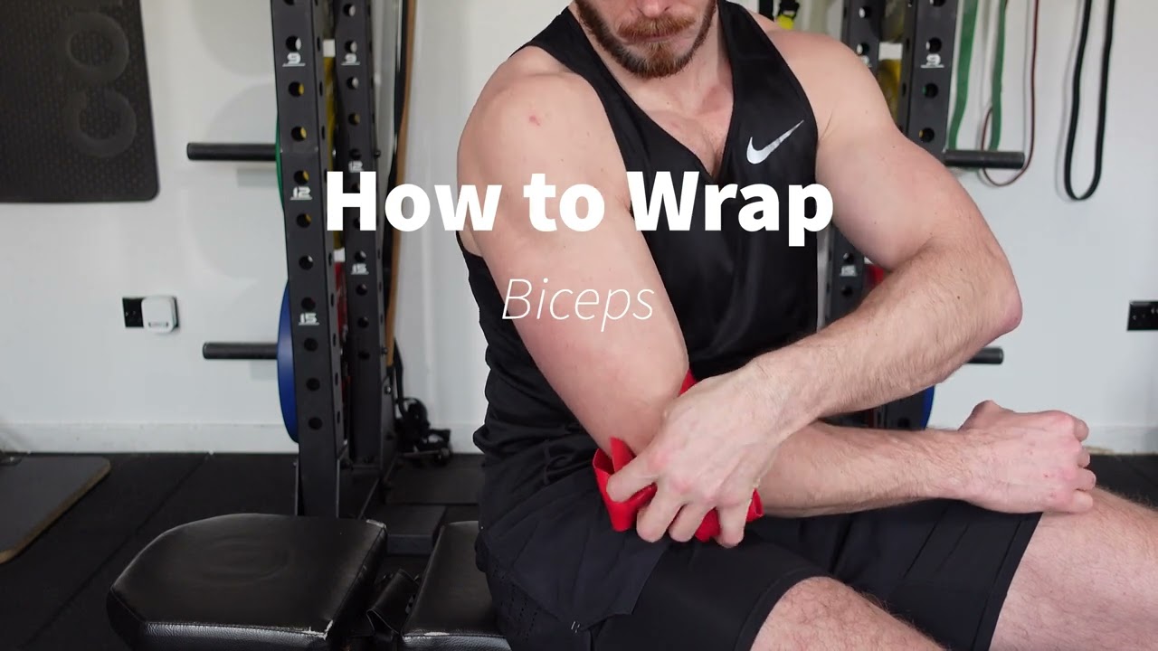 How to wrap the biceps - flossing bands