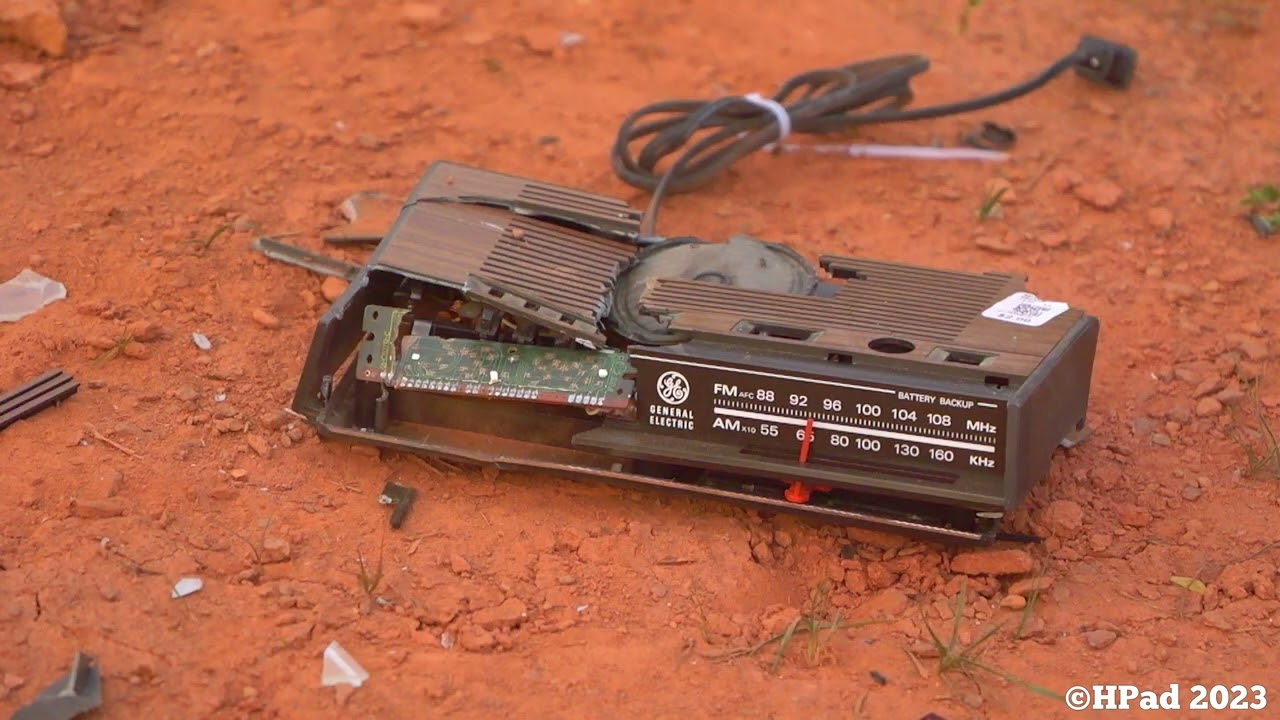 GE Clock Radio Destruction