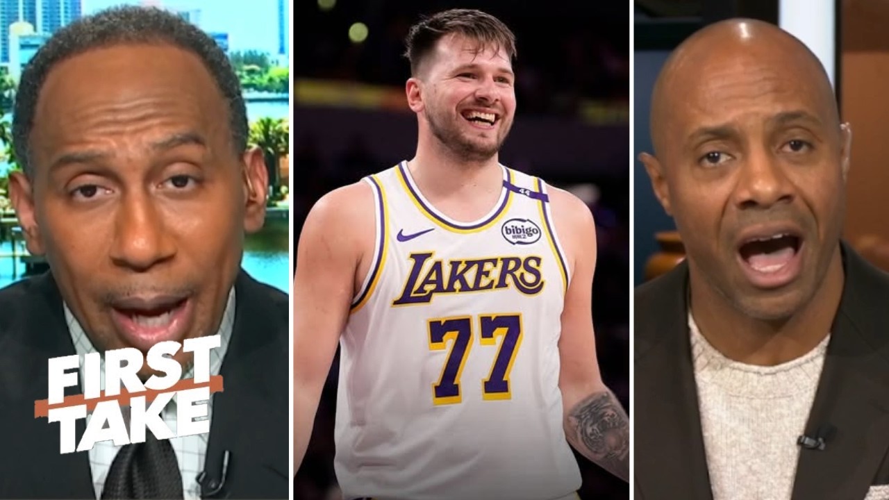 FIRST TAKE | Luka Doncic WILL carry this team to a TITLE! - Stephen A. ALL IN for Lakers this season