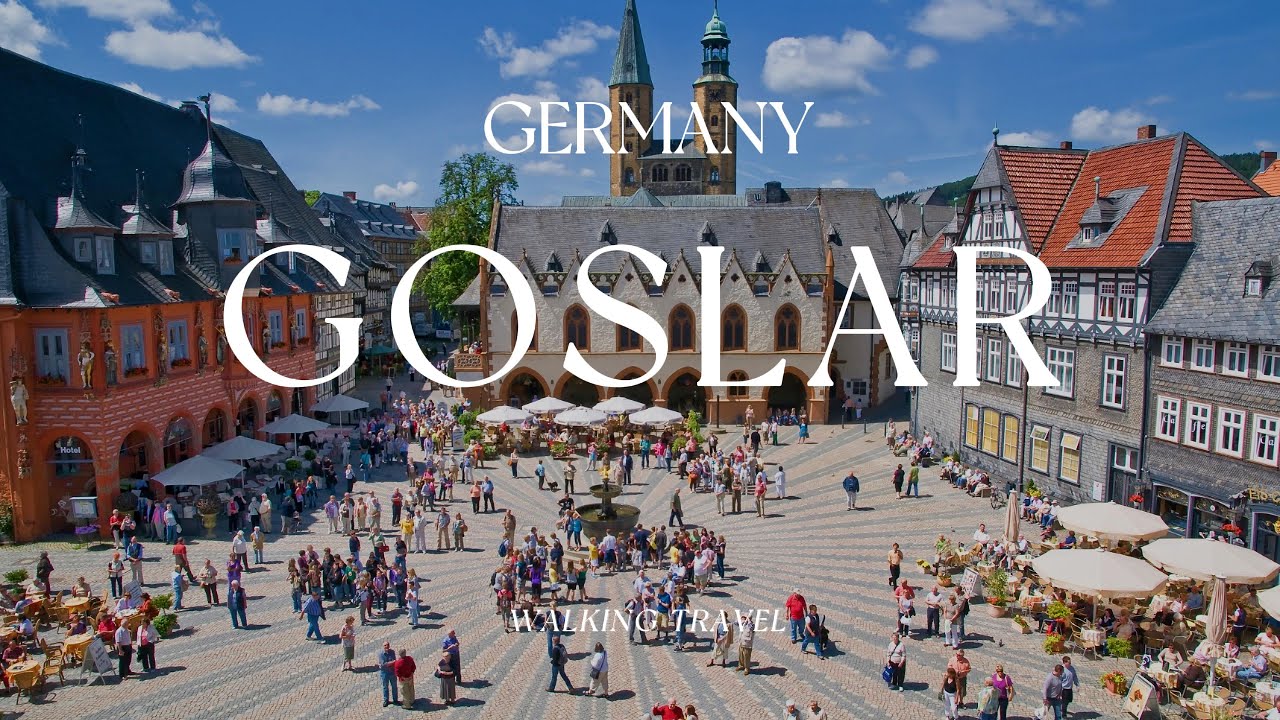 Goslar Germany, Walking tour 4K.  2024   die SCHÖNSTE Stadt von Deutschland?