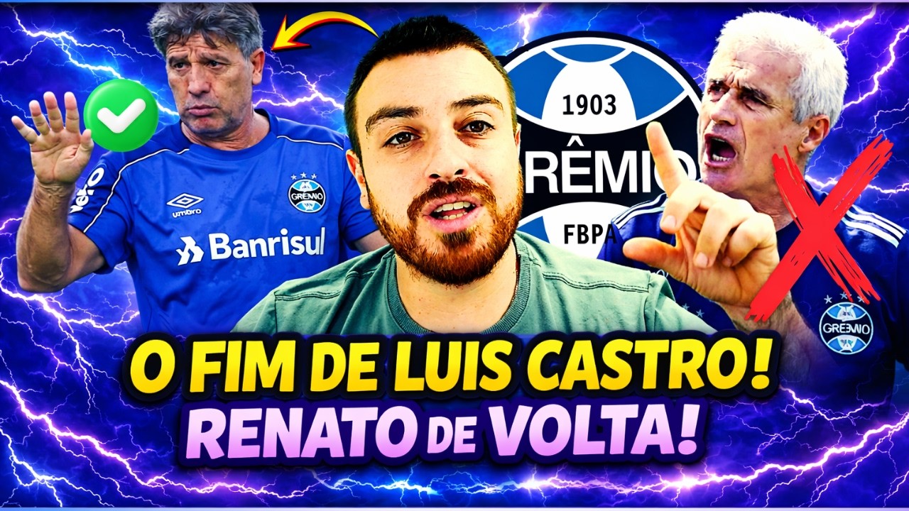 BOMBA NA ARENA ! SAIDA CONFIRMADA, RENATO DE VOLTA AO GRÊMIO !! NOTICIAS DO GRÊMIO HOJE