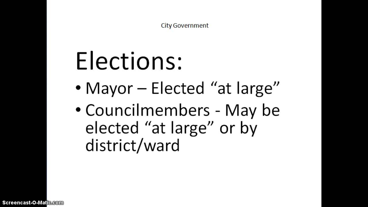 City Government - Structure
