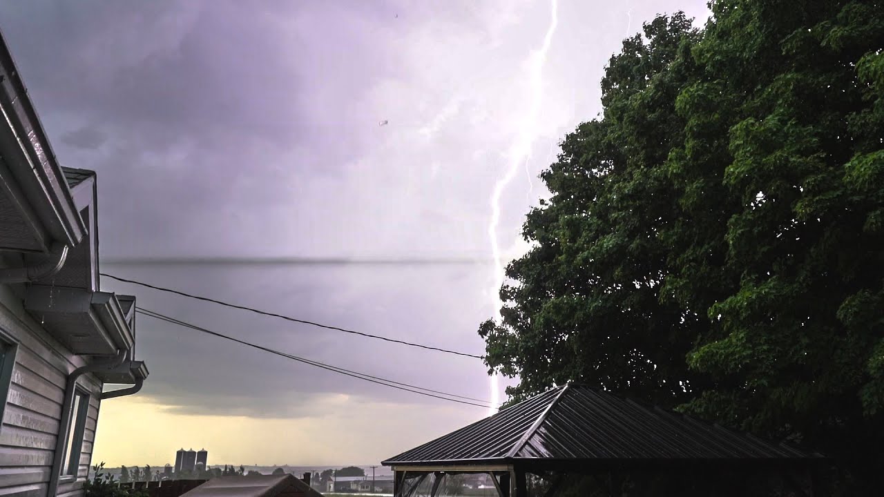 Positive lightning strike
