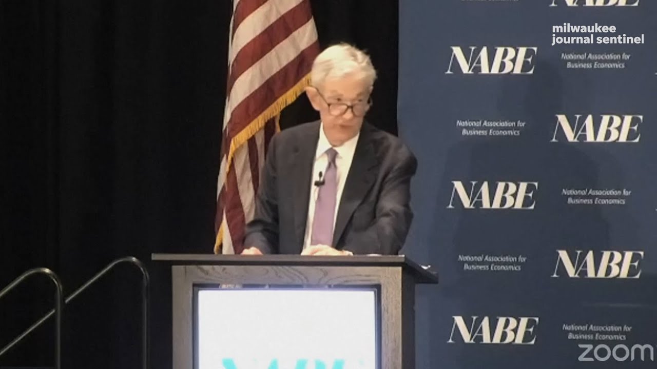 Jerome Powell speech blames Donald Trump's tariffs for price increases and says rate cuts possible