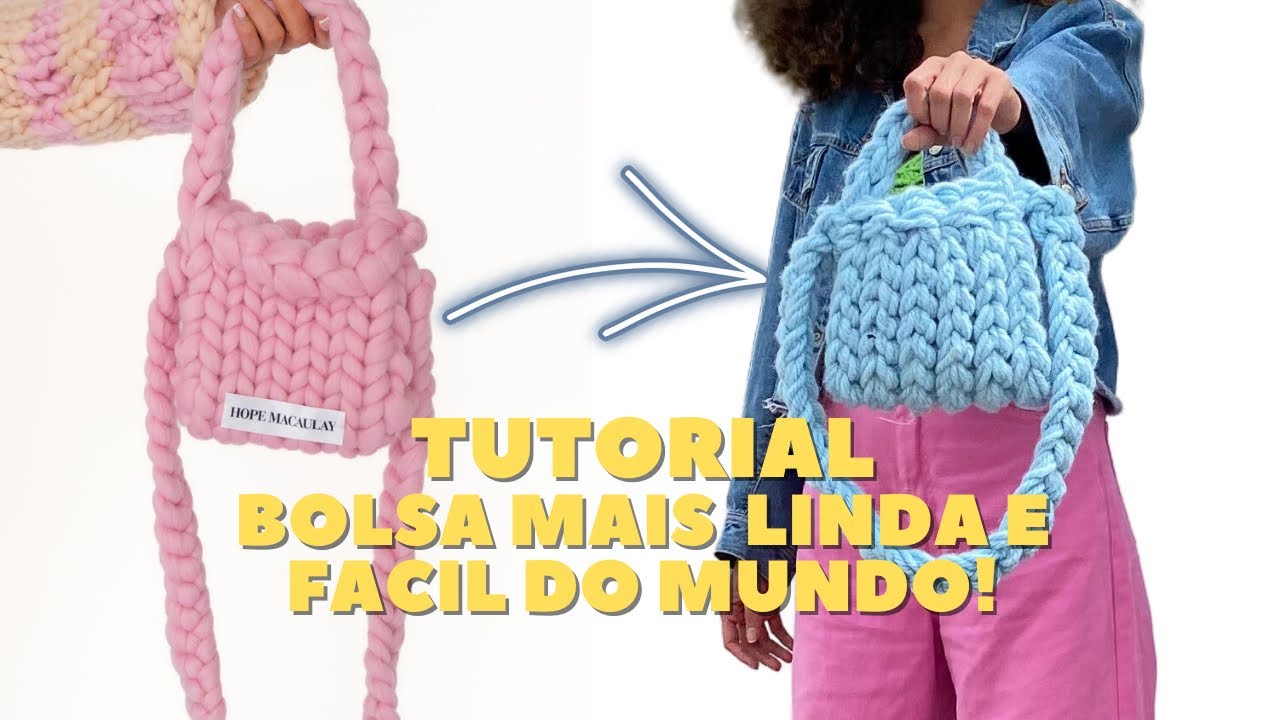 Como fazer bolsa de crochê | Colossal (Hope Macaulay inspired)