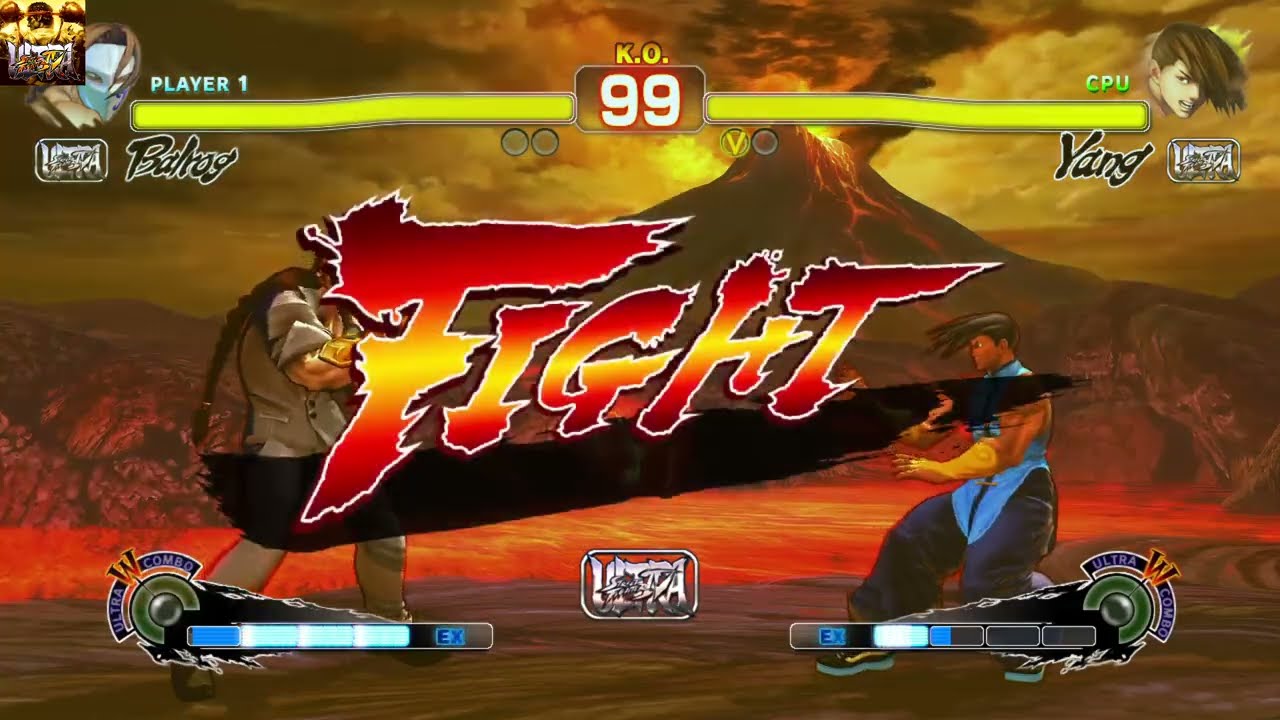 BALROG VS YANG バルログ対ヤンのバトル ULTRA STREET FIGHTER IV