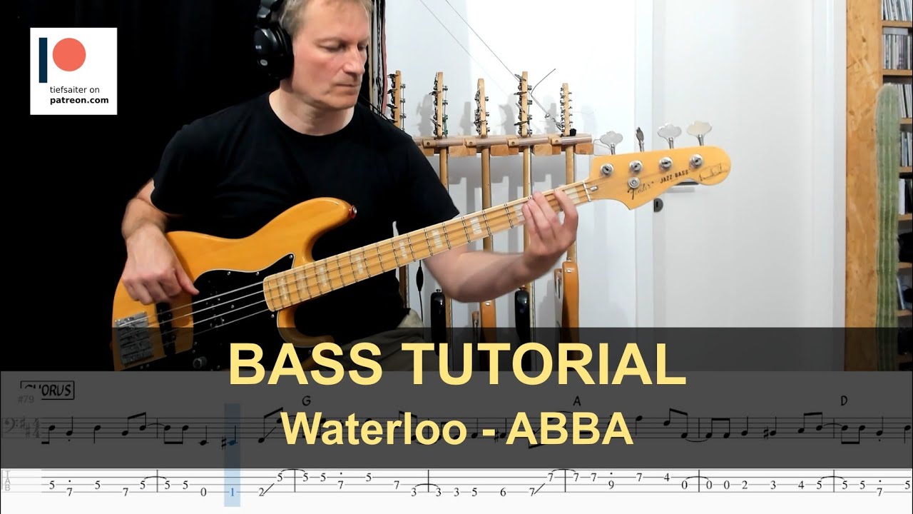 Waterloo - ABBA | Bass Tutorial (Sheet + TABs)