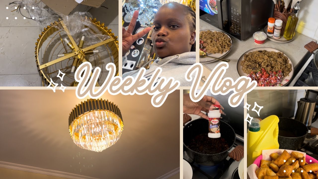 Chandelier Glow-Up ✨ + Sausage Pilau Feast 😋 | Cozy Home & Food Vlog