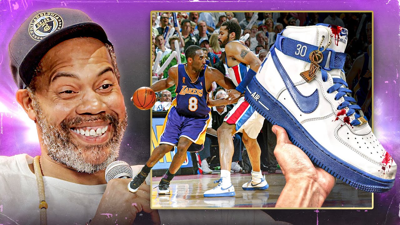 Rasheed Wallace Unboxes ICONIC 2004 Finals Air Force 1s from StockX