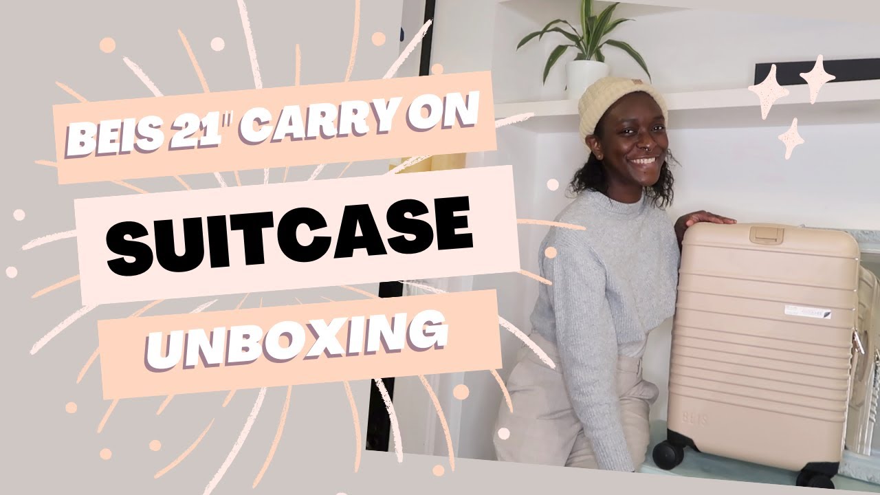 Béis 21inch Carry On Suitcase Unboxing