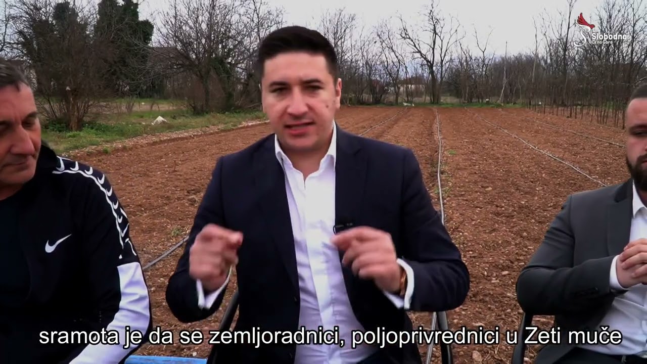 Dajković traktorom došao na razgovor sa zetskim poljoprivrednicima