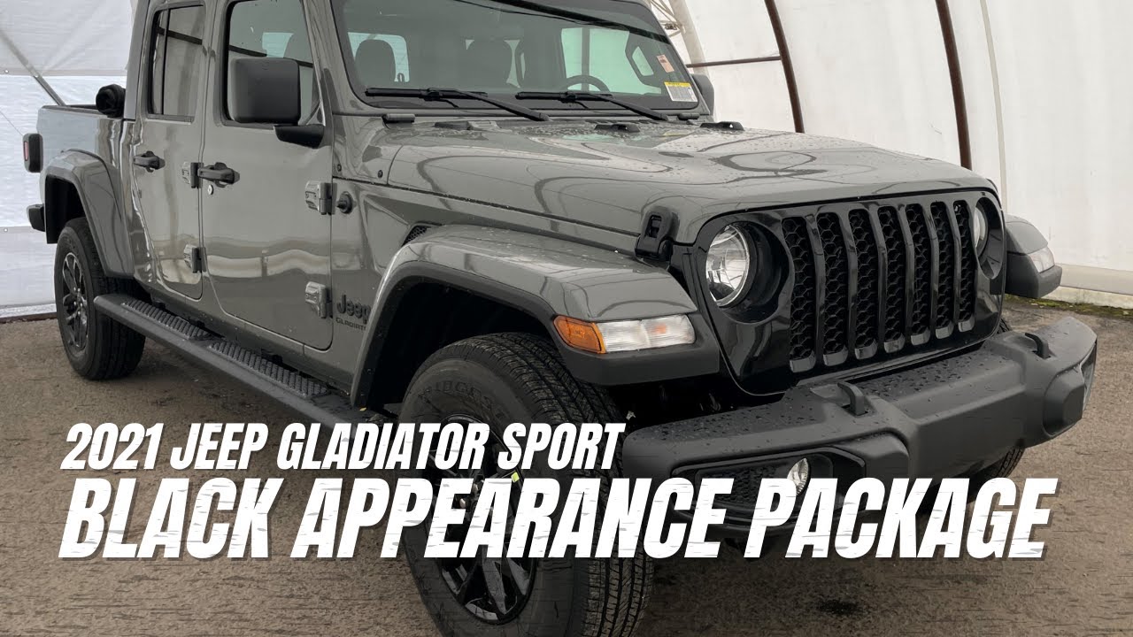 2021 Jeep Gladiator Sport w/ Black Appearance Package | Walkaround Video