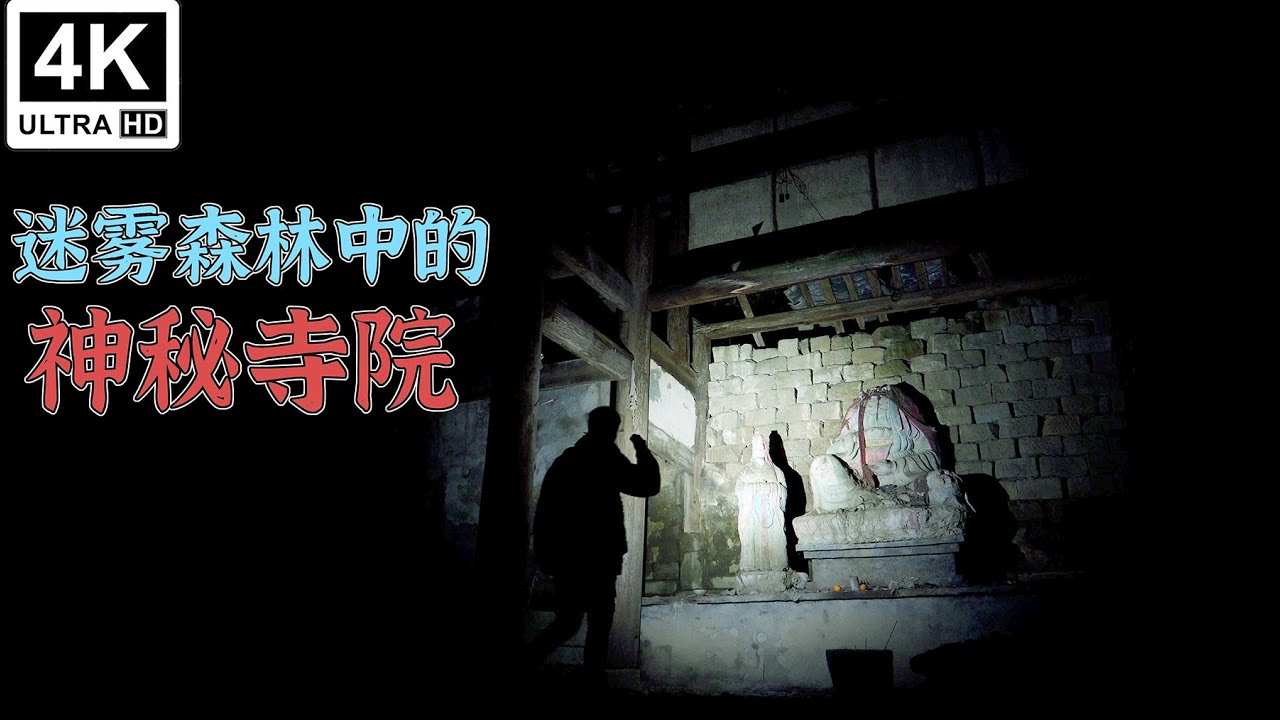 4K（第237集）迷雾森林中的神秘寺院.Mysterious temple in the fog forest.