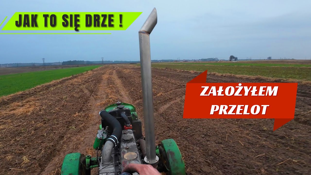 JOHN DEERE Z SILNIKIEM BIZONA #25 ZAMONTOWAŁEM PRZELOT- PRÓBA DZWIĘKU -JAK TO SIĘ DRZE !