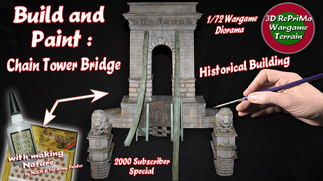 Tutorial:Build & Paint 1/72 Chain Tower Bridge/Painting Guide/Bemalung Kettenbr&uuml;cke(WW2)2000 Special