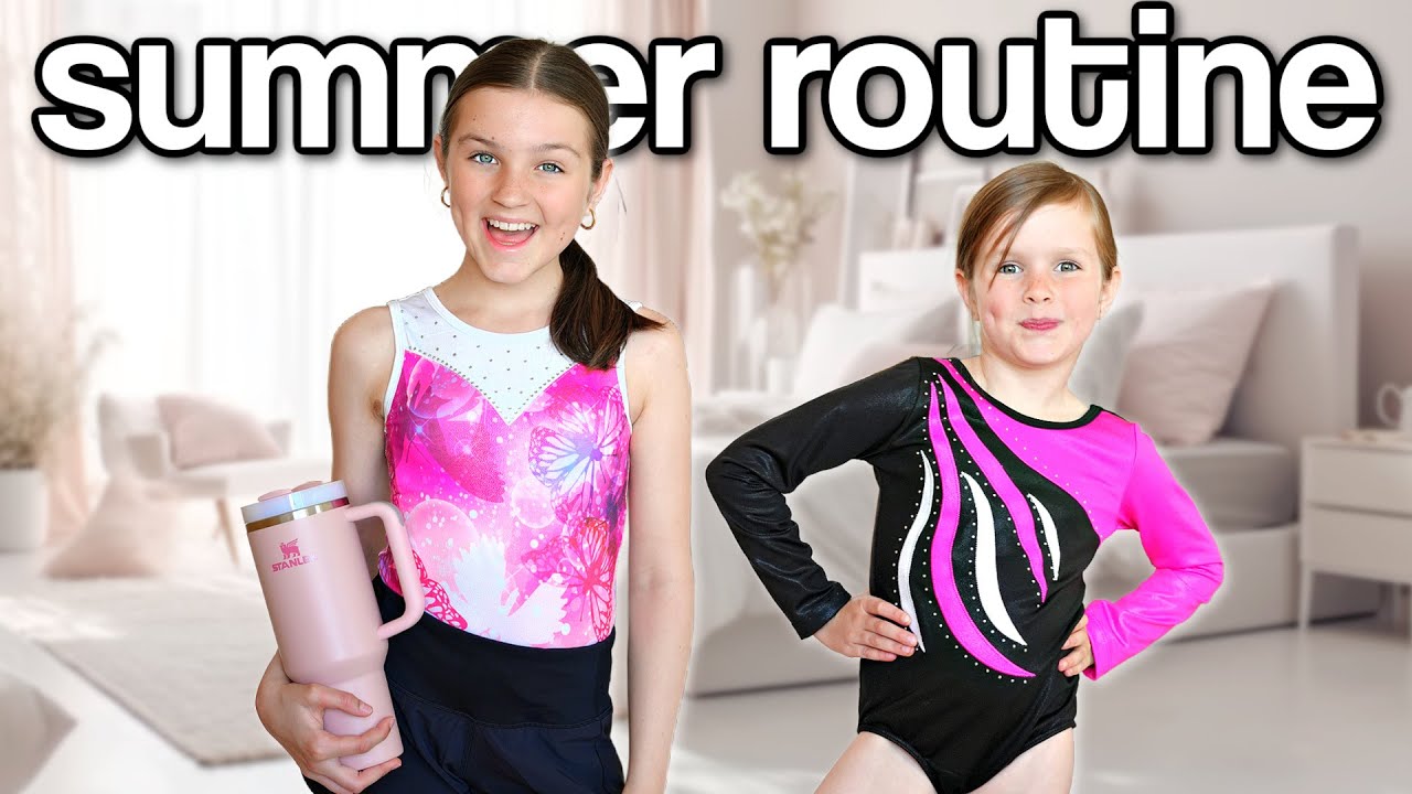 GYMNASTICS SUMMER MORNING ROUTINE! ☀️| Family Fizz